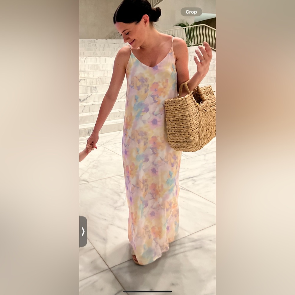 Pink lily maxi